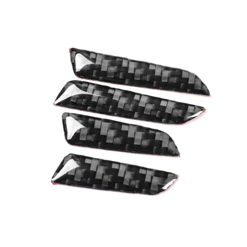 Cubierta de botón de interruptor de ajuste de asiento de fibra de carbono para Tesla Modelo 3 Y 2017-2022 - Imagen 5 de 11