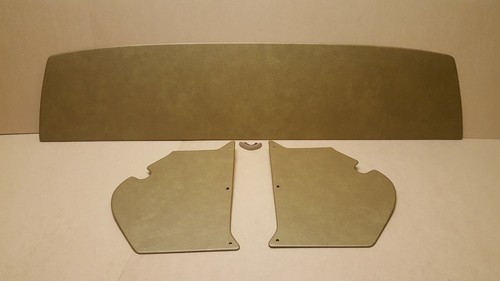 Holden HK-HT-HG Monaro parcel shelf & kick panels. Antique Gold vinyl. NEW. - Picture 1 of 2