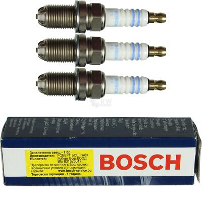3X Original BOSCH Zündkerzen 0 242 240 587 Zünd Kerzen