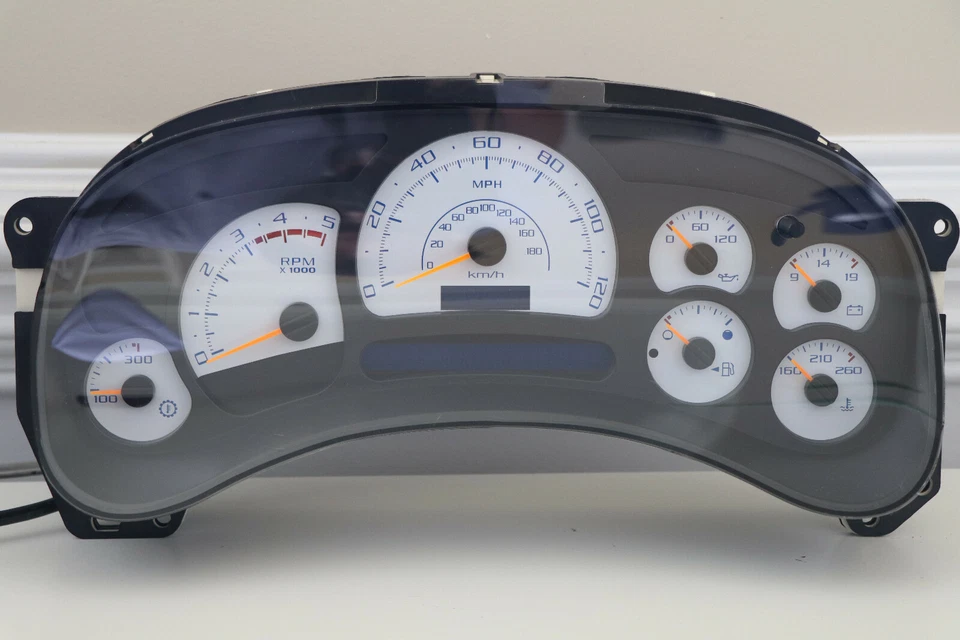 03-05 Cuadro de instrumentos diésel Chevy GMC DURAMAX AZUL LED RECONSTRUIDO 0 millas Foto 2 de 2