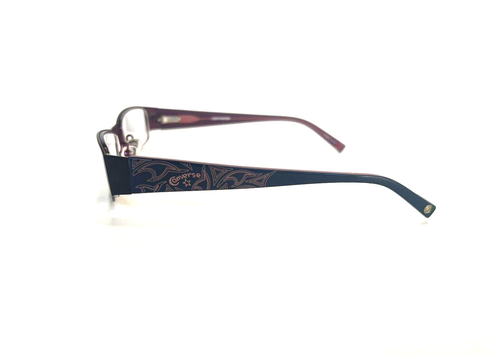 New CONVERSE Eyewear HUSTLE 50 18 135 Navy Blue/Pink Metal Eyeglasses Women’s - Picture 2 of 8