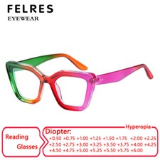 Women Cat Eye Classic Anti Blue Light Reading Glasses Fashion Presbyopic Glasses