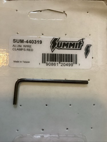 Summit Racing Spark Plug Wire Separators Red Aluminum Clamp In 2 3 4 Wires - Picture 2 of 5