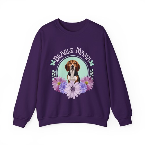 Beagle Mama Sweatshirt, Beagle Sweatshirt, Gift for Beagle Lover, Beagle gift - Picture 14 of 25