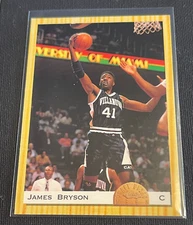 1993 Clasic Draft Card # 17 James Bryson Villanova/Free Agent