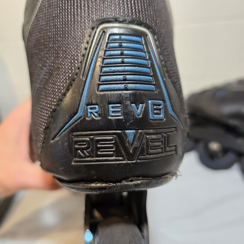 Pattini a rotelle in linea adulti Alkali Hockey Revel 6 per scarpe taglia 8 usati - Foto 6 di 11