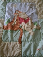 Vintage - Disney Winnie the Pooh  tigger Baby Blanket Crib Comforter nursery