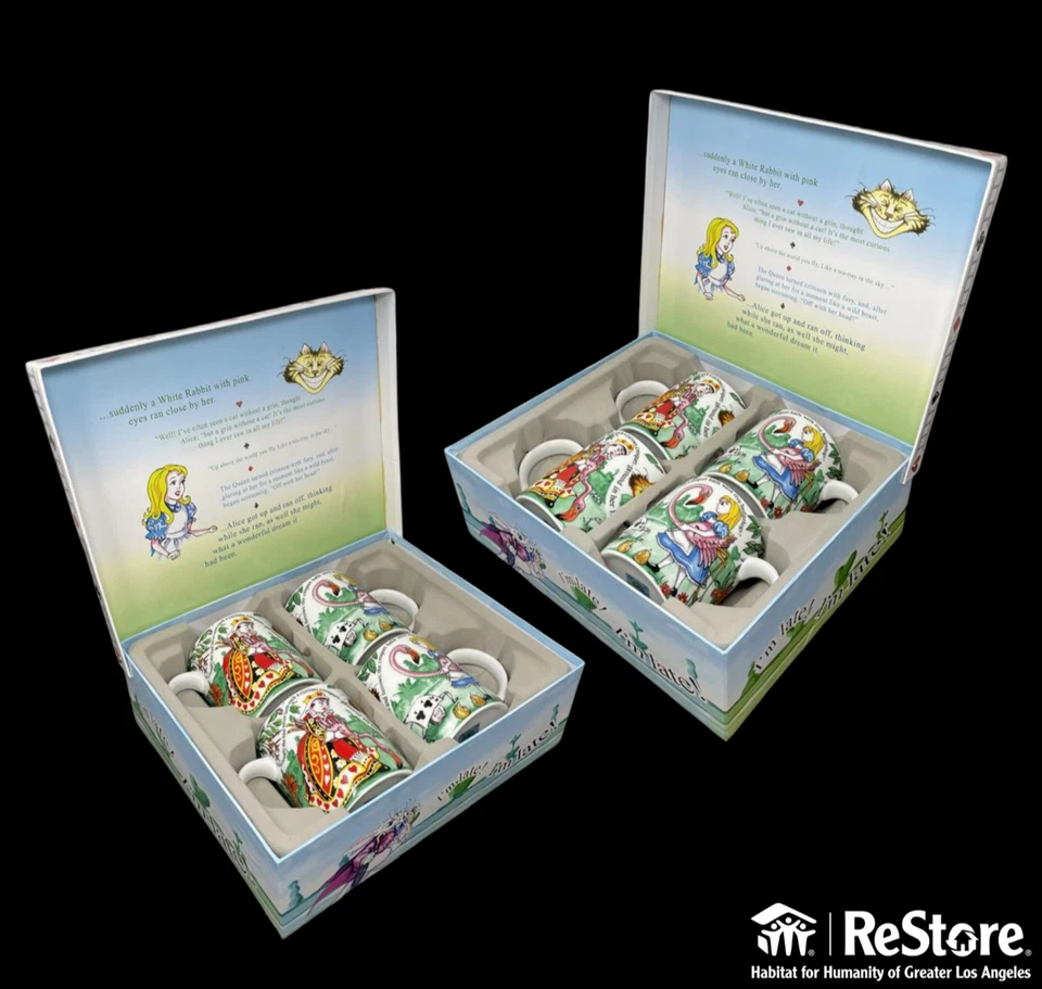 Juego de 4 Alicia en el País de las Maravillas 12oz. Tazas de Paul Cardew Foto 3 de 4