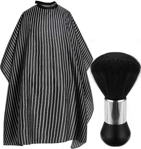 Professional Waterproof Barber Cape with Snap Closure, Hair Cutting Salon Cape - Picture 8 of 12
