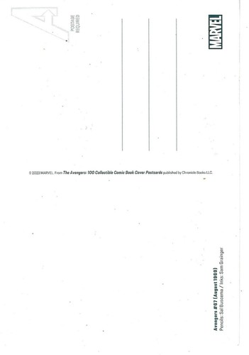 Lote de 8 postales de Avengers Marvel Comics 2023 - Imagen 11 de 18