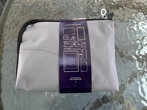 Delta Air Lines Delta One Amenity Kit in Silver - Picture 2 of 2