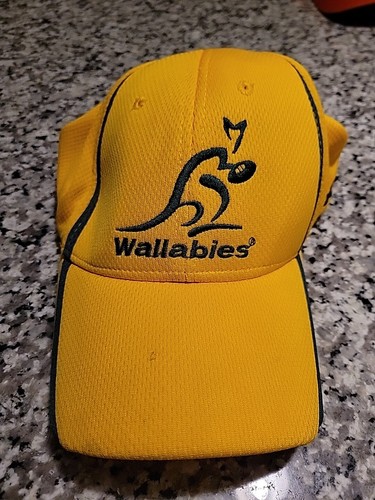 Wallabies Hat Cap Australian Rugby Baseball Hat Style One Size Adult Lt Stains - 第 1/8 張圖片