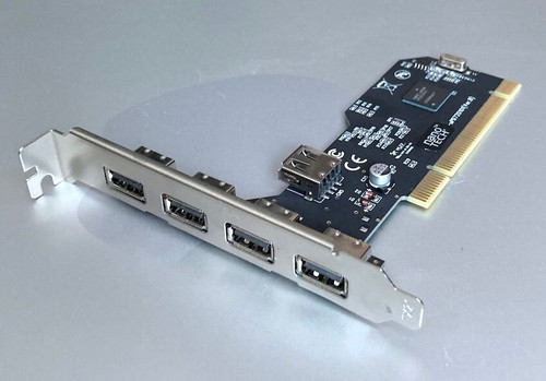 5 Port Hi-Speed USB 2.0 PCI Adapter Karte für Apple PowerMac G3 / G4 OS X 10.2.8+ - Bild 1 von 5