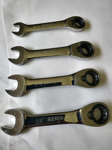 Blue Point 8pc SAE Short 15* Offset Ratcheting Wrench Set BOERS708. 5/16 - 3/4" - Bild 9 von 11