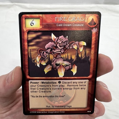 Magi Nation Duell - FIRE GRAG - Cald Dream Creature Lavakralle - Bild 8 von 10