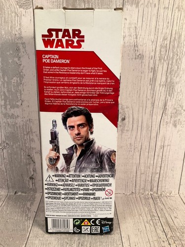 Star Wars Captain Poe Dameron Action Figure Boxed - Disney Hasbro. - Picture 3 of 7