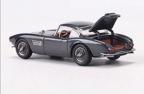 CFCC 1/64 Scale BMW 507 Hardtop Roadster 1957 Grey Diecast Car Model Toy  - Picture 4 of 5