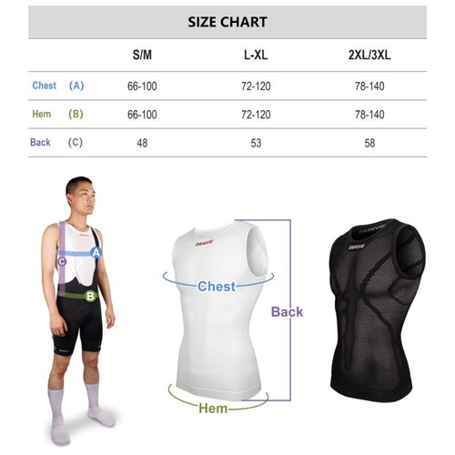 New Men's Cycling Vest Sleeveless Breathable Comfortable Base Layer Sportswear - Picture 2 of 16