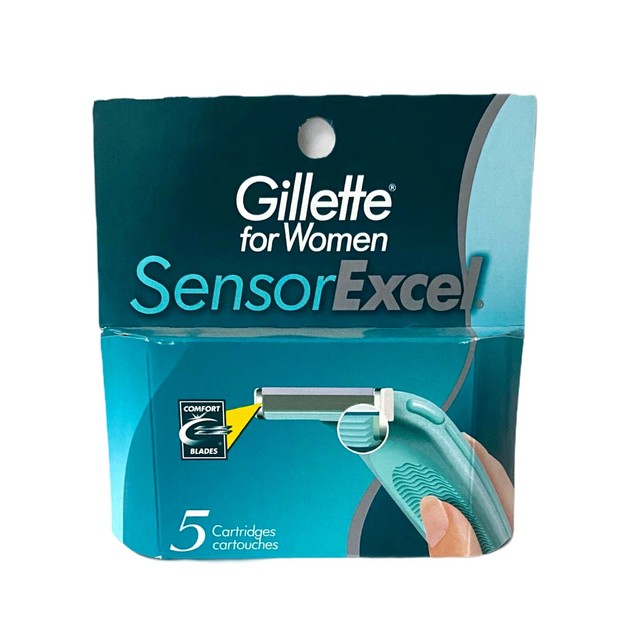 Gillette Sensor Excel for Women Razor Blades 5 Cartridges for sale
