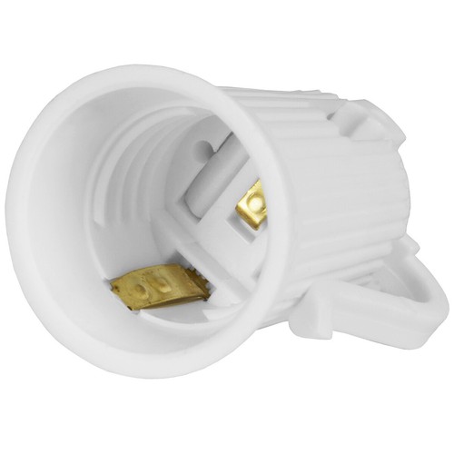 White Zip Vampire Gilbert Plugs with Matched Electrical Wire and Sockets, SPT1 - Picture 13 of 15