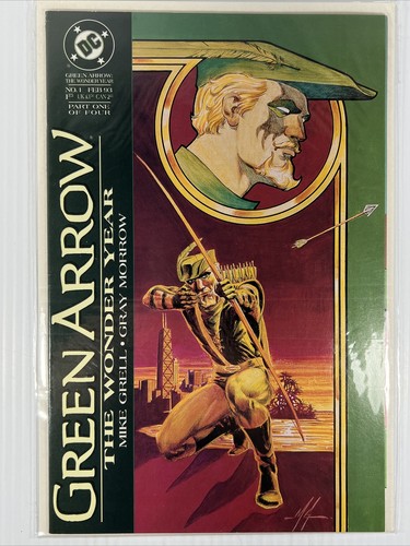 Green Arrow: The Wonder Year #1, 2, 3 (lote de 3) Mike Grell DC Comics 1993 casi nuevo - Imagen 2 de 4