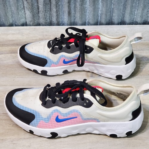 Nike Big Kids Renew Lucent Running Shoes White/ Pink/ Black Cd6906-101 Sz 5.5Y - Picture 2 of 12