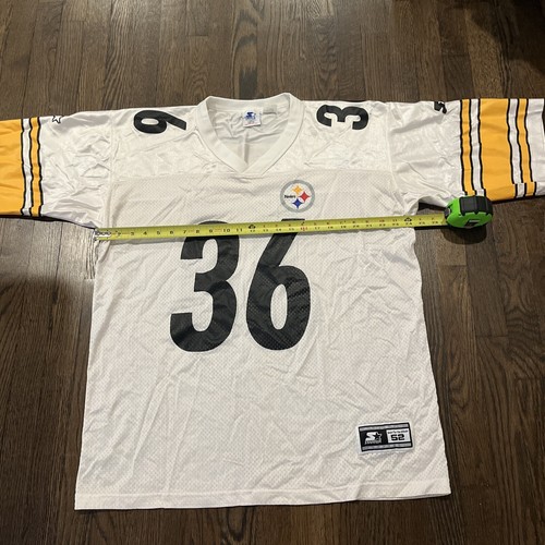 Jerome Bettis Pittsburgh Steelers jersey mens size 52 XL white Starter Vintage - Picture 8 of 8