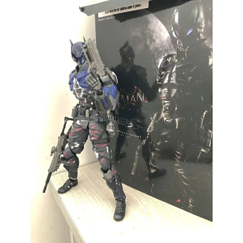 Figura de acción Play Arts Kai Batman Arkham Knight juguete coleccionable DC - Imagen 6 de 10