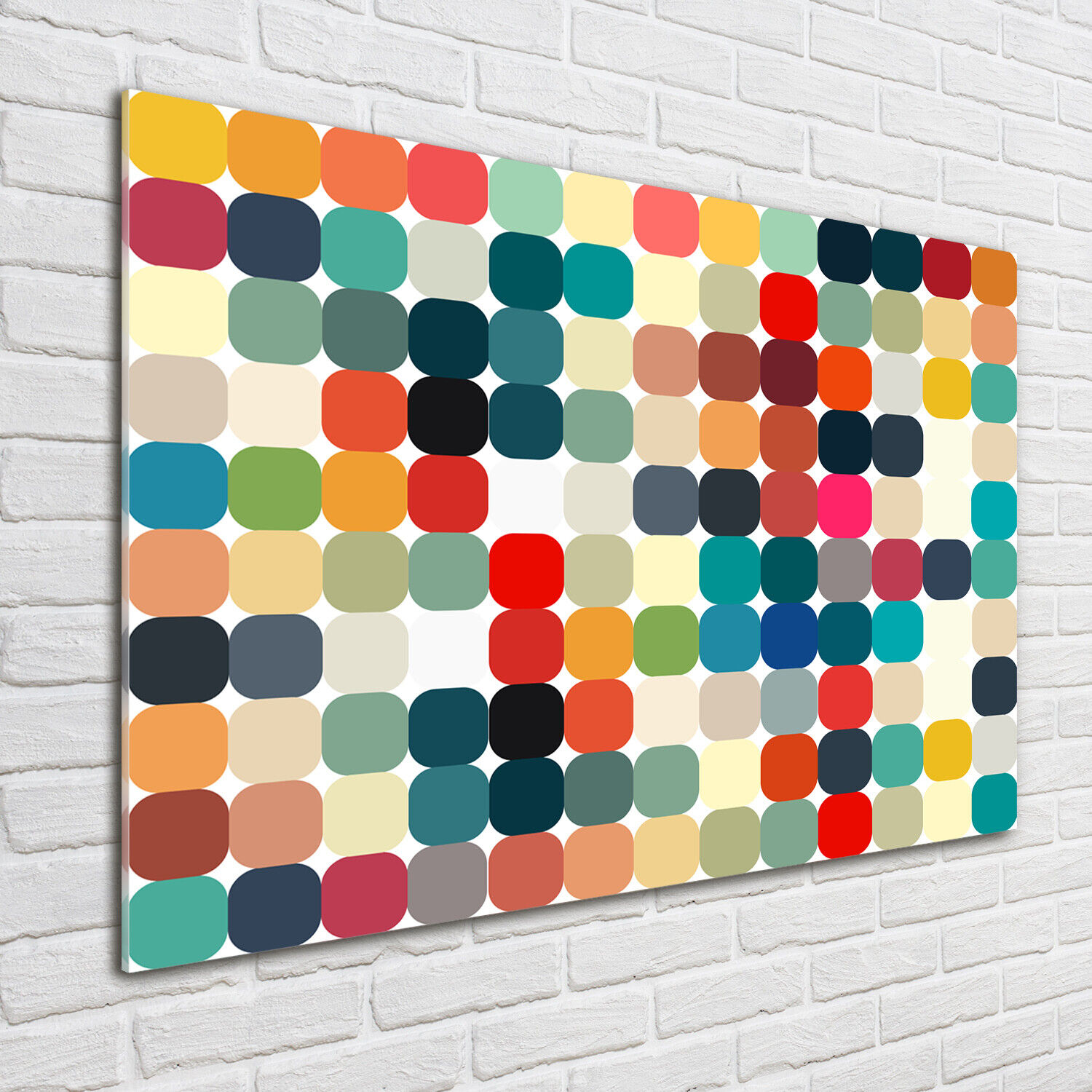Acrylglas-Bild Wandbilder Druck 100x70 Deko Kunst Geometrische Figuren Acrylglas-Bild Wandbilder Druck 100x70 Deko Kunst Geometrische Figuren