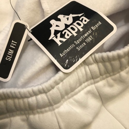 Kappa Disney colab Mickey Mouse white black sweatpants 10 - Picture 5 of 10