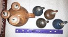Tokheim Stoneware - Tokheim Pottery - Oil Lamp Lot of 5 - 2000's — photo 3