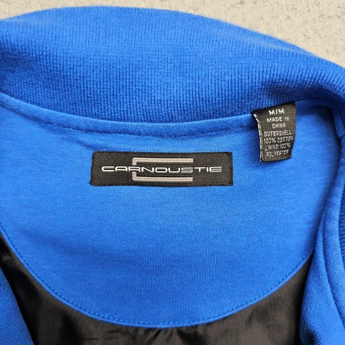 Carnoustie Golf Vest Mens Medium Blue Full Zip Sleeveless Collared Athletic - Picture 10 of 14