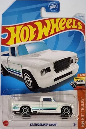 Hot Wheels '63 Studebaker Champ WHITE - Picture 1 of 5