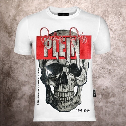 Philipp Plein Tony Kelly World T-shirt Black/White Round Neck Authentic BNWT - Picture 3 of 10