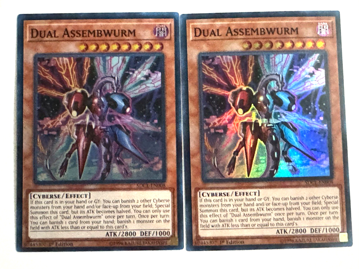 Dual Assembwurm - SDCL-EN008 - Super Rare - 1st Edition - NM - Yugioh! X2 |  eBay