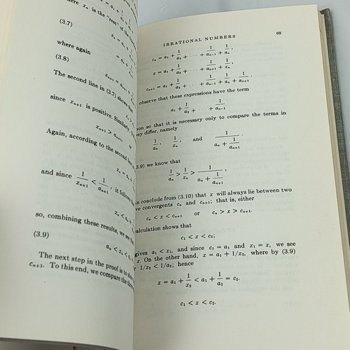 Continued Fractions By C.D. Olds New Mathmatical Library Number 9 First Print HC - Picture 19 of 22