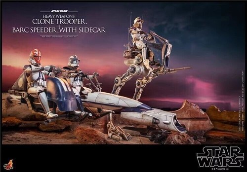 Hot Toys TMS077 Star Wars 1/6 Armas Pesadas Soldado Clon y Barc Speeder Stocked - Imagen 14 de 23