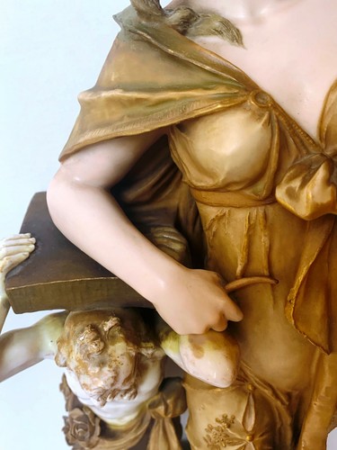 Antique Amphora Figural Lady Ernest Wahliss(1837-1900) - Picture 5 of 11