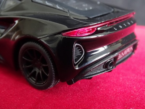NEW LOTUS EMIRA 3.5 LITRE V6; COSMOS BLACK; 1/34 SCALE DIECAST COLLECTORS MODEL - Picture 15 of 21