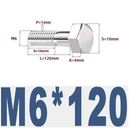 304 Stainless Steel External Hexagonal Half-Thread Screw Extension M6-M27 - Picture 23 of 195