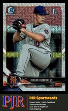 2018 Bowman Mega Box #BCP66 Jordan Humphreys New York Mets  Chrome Prospects