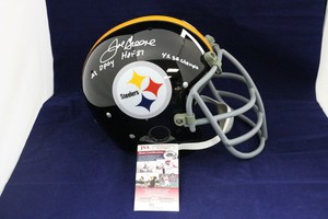 Joe-Greene-Signed-Auto-Full-Size-Steelers-Suspension-Helmet-w-Custom-Mask-JSA