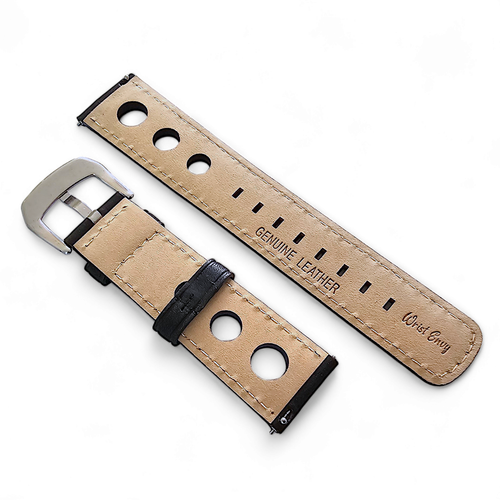 Vintage Rally Racing Watch Strap Band Horween Dublin Leather 18 20 21 22 mm Mens - Picture 14 of 91