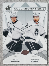 2024-25 SP Authentic Collaborations Anze Kopitar, Adrian Kempe #C-21  Kings