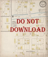 Poster 1922  Very Detailed COPY Map Vernonia Oregon Perfect for researchers
