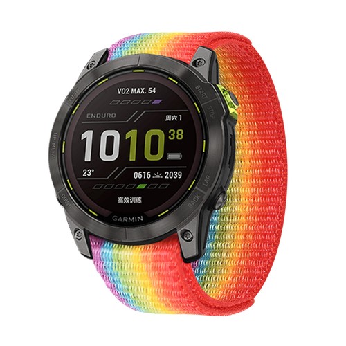 Cinturino in nylon 22 26 mm per Garmin Fenix 7X 7 6 5 cinturino orologio - Foto 23 di 24