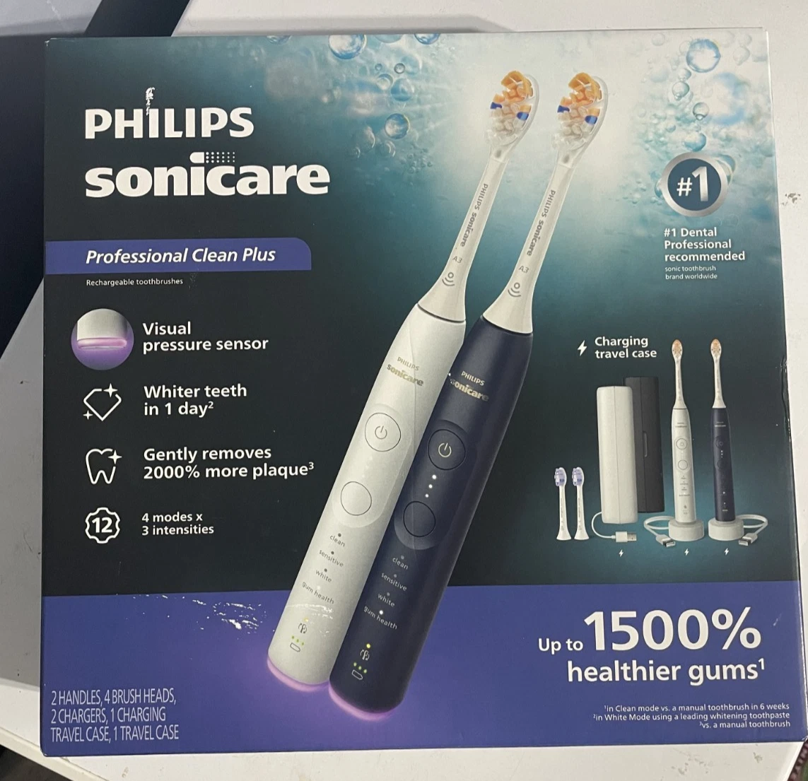 Philips Sonicare ExpertClean 2本パック Sonicare 2 Pack for sale | eBay