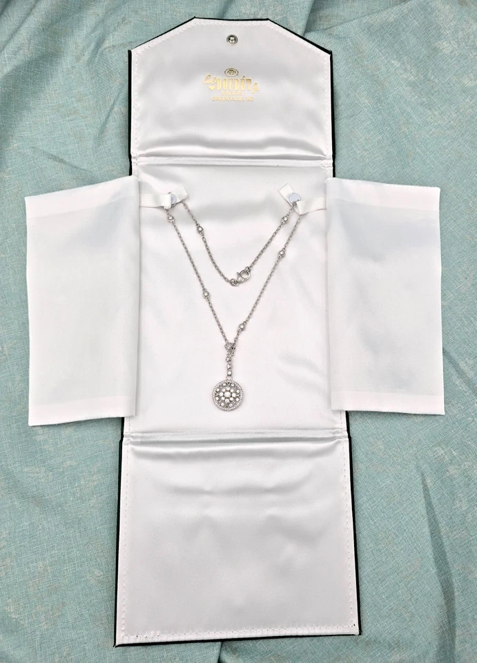 Judith Ripka Sterlingsilber & CZ 18" Halskette