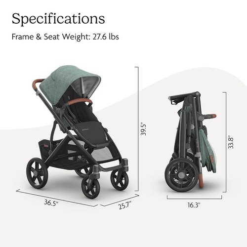 UPPAbaby Vista V3 Stroller - Full Size Stroller System, Gwen - Picture 3 of 3