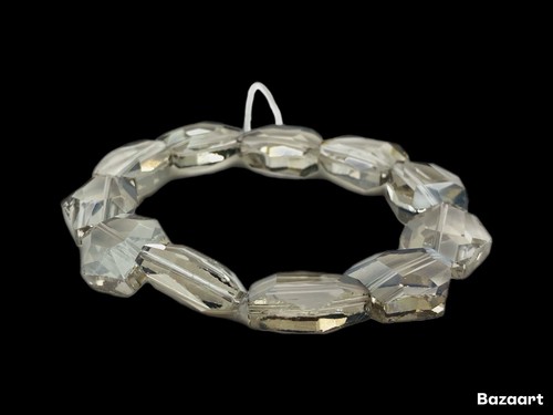 Handmade Chunky Phone Charm Elongated Glass Bead Strap Bracelet Wrist Lanyard - 第 8/11 張圖片
